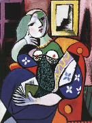 pablo picasso Woman with Book (mk04) oil painting picture wholesale